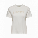 JACQUELINE DE YONG Camisetas Mujer Camiseta Jdy Selma Open Embroidery Lucky Cloud Dancer