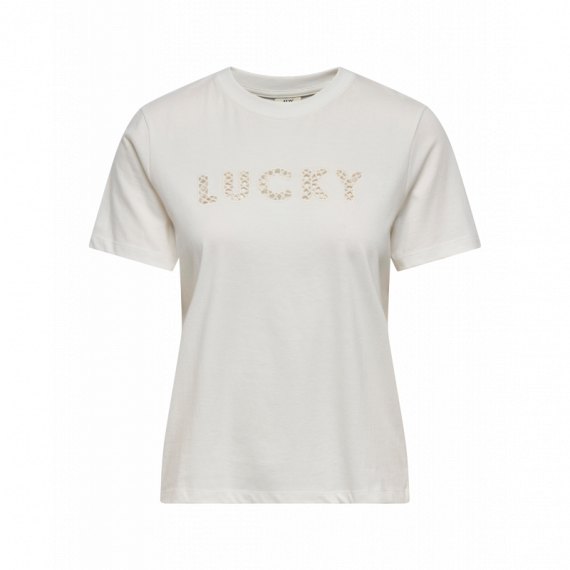 JACQUELINE DE YONG Camisetas Mujer Camiseta Jdy Selma Open Embroidery Lucky Cloud Dancer