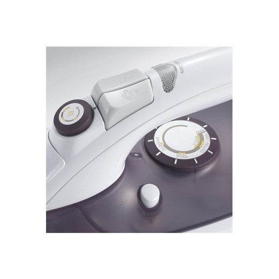 SEVERIN Plancha Vapor Ba 3210 2500W, Vapor Vertical, Suela Ceramica,antical Blanca