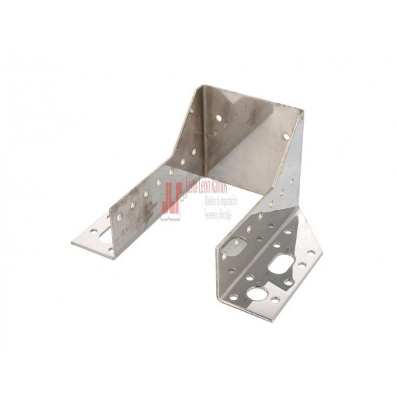 Soporte Inox 18/8 Para Vigas Modelo 353 - 80 X 120 Mm