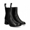 Botin Piel Negro  CAMPER