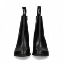 Botin Piel Negro  CAMPER