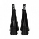 Botin Piel Negro  CAMPER