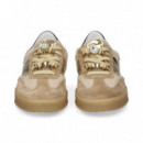 Banda Oro Deportivo Lana Beige  MJUS