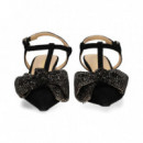 sin Talon Lazo Strass ante Negro  ALMA EN PENA