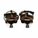 sin Talon Lazo Strass ante Negro  ALMA EN PENA