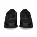 Deportivo Piel+malla Negro  HUGO BOSS