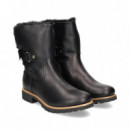 Botin con Borreguito Napa Negro  PANAMA JACK
