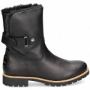 Botin con Borreguito Napa Negro  PANAMA JACK