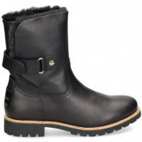 Botin con Borreguito Napa Negro  PANAMA JACK