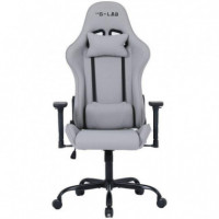 THE G-LAB K-seat Platinium Silla Gaming Gris