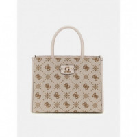 Bolso de Mano Neda con Logotipo 4G Peony de GUESS