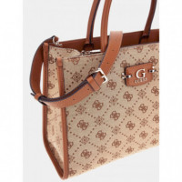 Bolso de Mano Neda con Logotipo 4G Peony de GUESS