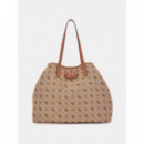 Bolso de Compras con Logotipo de Peonía Neda 4G de GUESS