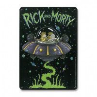 Placa de Chapa Rick & Morty  LOGOSHIRT