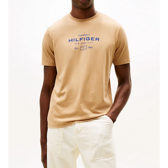 Camiseta TOMMY HILFIGER Graphic Camel