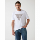 Camiseta GUESS Eco Signature Blanca