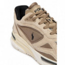 Suede/mesh-trackstr 275-SK-LTL Milkshake  RALPH LAUREN