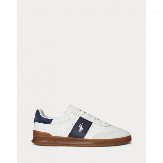 Leather/suede-hrt Aera Pp-sk-ltl White/n  RALPH LAUREN