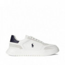 Leather/suede-rlite Sport-sk-ltl White  RALPH LAUREN