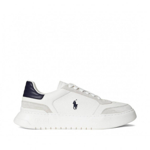 Leather/suede-rlite Sport-sk-ltl White  RALPH LAUREN