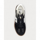 Leather/suede-hrt Aera Pp-sk-ltl Blk/wht  RALPH LAUREN