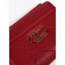Carteras Monedero LOLA CASADEMUNT Monograma Rojo