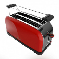 Tostador Vertical Toastin' Time 1500 Red  CECOTEC