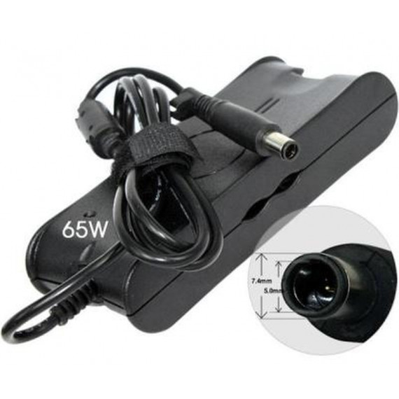 Cargador para Portátil Dell 65W 19.5V 3.34A 7.4 Mm X 5.0 Mm / 3375