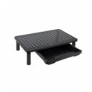 Soporte TOOQ Sobremesa Elevador para Monitor/notebook 20KG Black