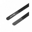 VENTION Tiras Organizadoras 12CM Negro Pack 10 Unidades