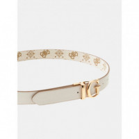 Cinturón Neda con Logotipo 4G Peony de GUESS