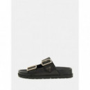 Sandalia Fasten de Piel Auténtica de GUESS