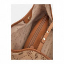 Neda Large 2 In 1 Tote Latte Logo  GUESS