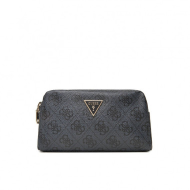 Zamira Double Zip Coal Logo  GUESS