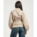 4G Aop Full Zip Jacket 4G Taupe Jacquard  GUESS
