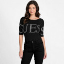 Lowback GUESS Bling Bodysuit Jet Black a