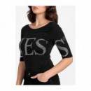 Lowback GUESS Bling Bodysuit Jet Black a