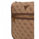 Milano Compact Backp Beige/brown  GUESS
