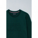 Jerséis y Sudaderas Sudadera SALSA JEANS Logo Dark Green