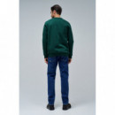 Jerséis y Sudaderas Sudadera SALSA JEANS Logo Dark Green