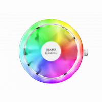 MARS GAMING Ventilador con Disipador MCPU120 Rgb bajo Disipador de Aluminio y Ventilador 120MM Tdp hasta 120W