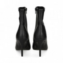 Botin Punta Metal Stretch Negro  VERSACE JEANS