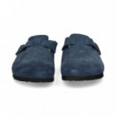 ZUECO HEBILLA ANTE AZUL