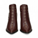 BOTIN TACHAS PIEL BURDEOS