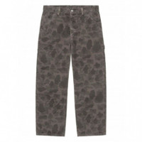 CARHARTT - Pantalón de Lona Duck de una Sola Rodilla 'dearborn'  Camo  - 3ELGD - I033896/3ELGD