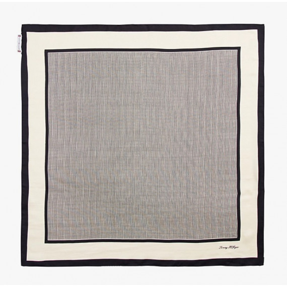 TOMMY HILFIGER - Th Elevated Flag Silk Square - DW6 - F|AW0AW17629/DW6