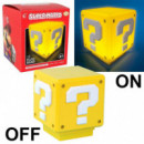 Lámpara Sonido Block Super Mario Bros Nintendo  PALADONE