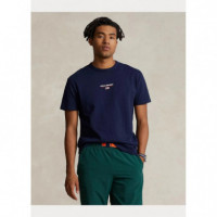 Camisetas Hombre Camiseta POLO RALPH LAUREN Classic Fit de Punto Polo Sport Azul