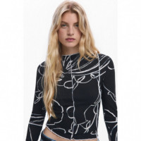 Camiseta Siluetas Jarrones de DESIGUAL